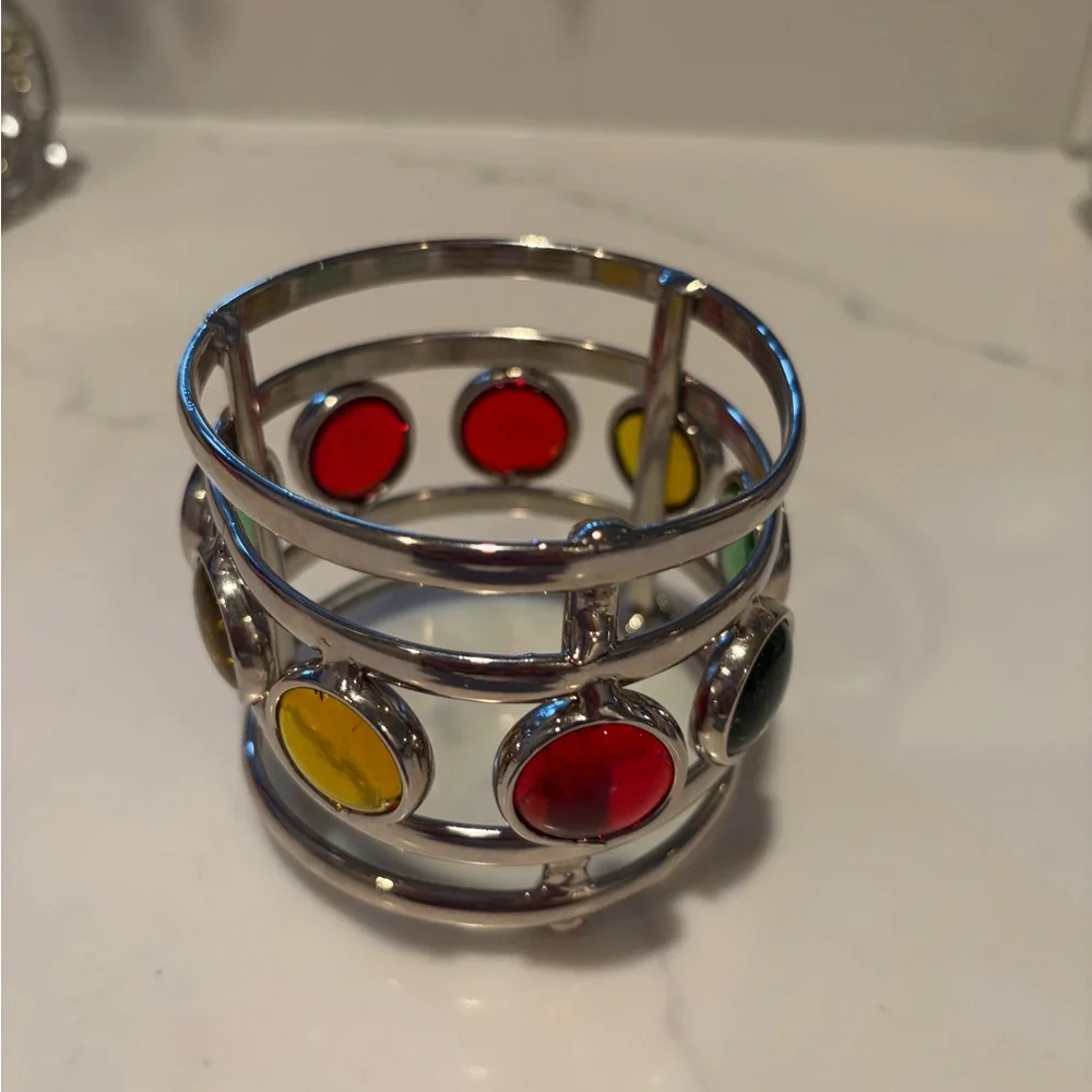 Multi-Colored Decorative Tealight Candle Holder